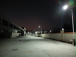 江门工业园太阳能路灯工程案例